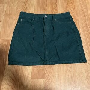 American Eagle Outfitters Forest Green Mini Skirt
